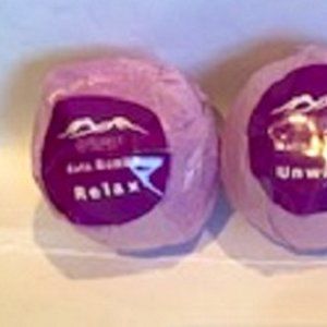 NEW Purelis Simply Pure Bath Bombs Unwind Set of 3 Jasmine Lavender Scent